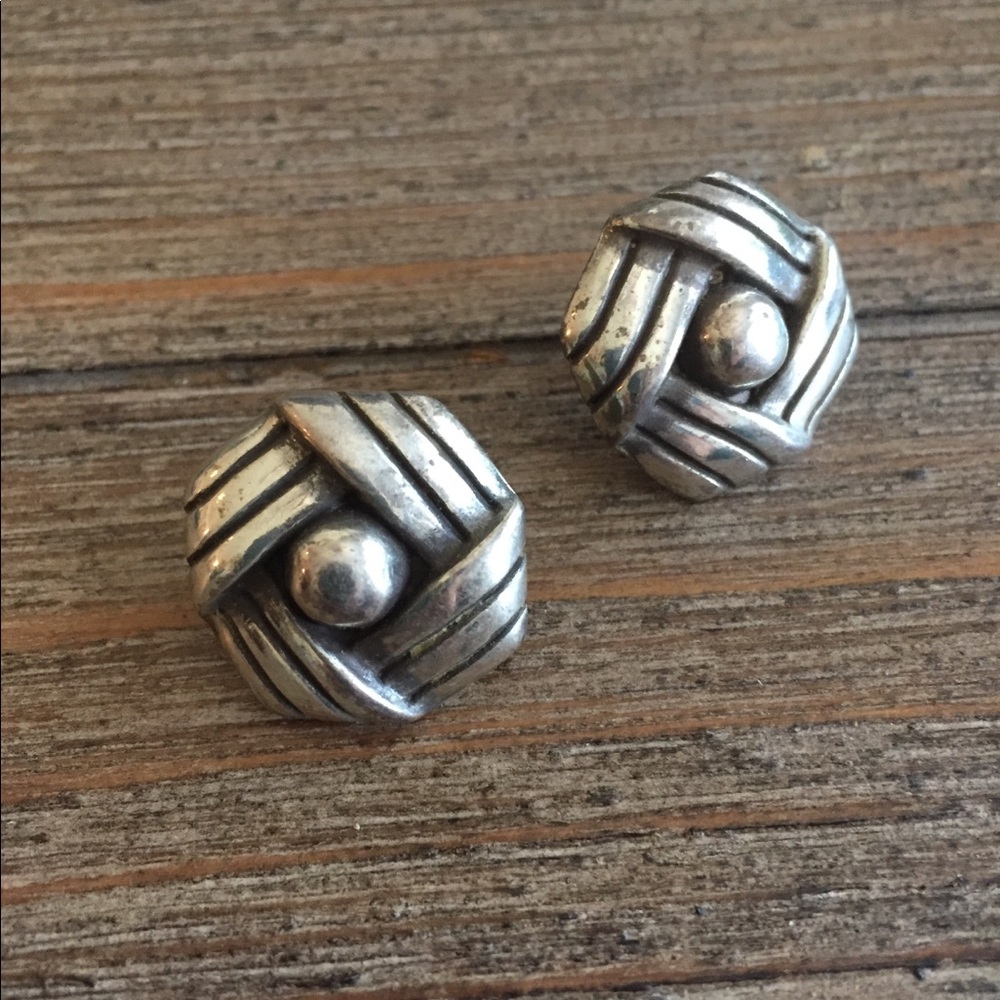 Brighton Collectible Antiqued Silver Earrings